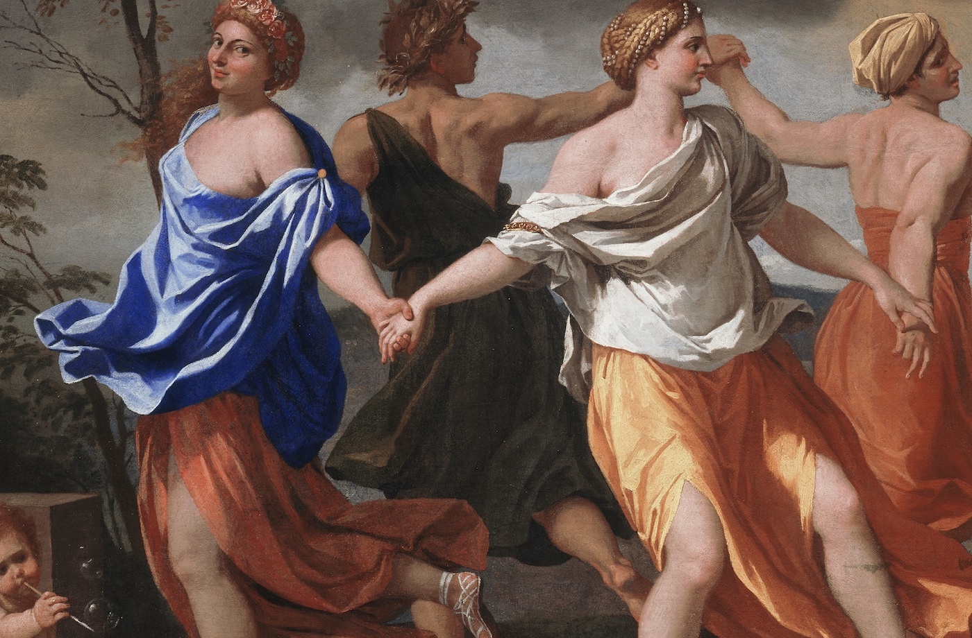 Nicolas Poussin The Dance to the Music of Time c.1640, detail, The Wallace Collection, London
