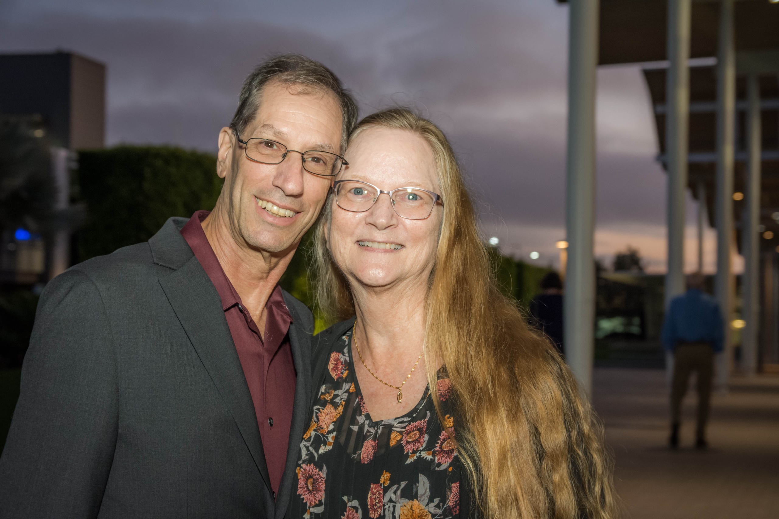 Board President and wife at fundraising event.