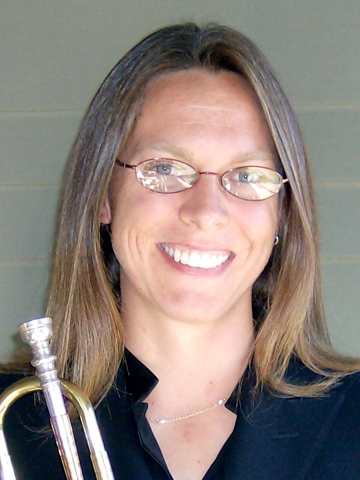 Melissa Rodgers Woodrow trumpet, headshot. Photo Gary Payne