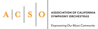 Logo of the Association of California Symphony Orchestras